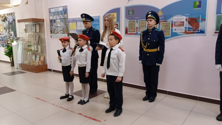 Открытие экспозиции.